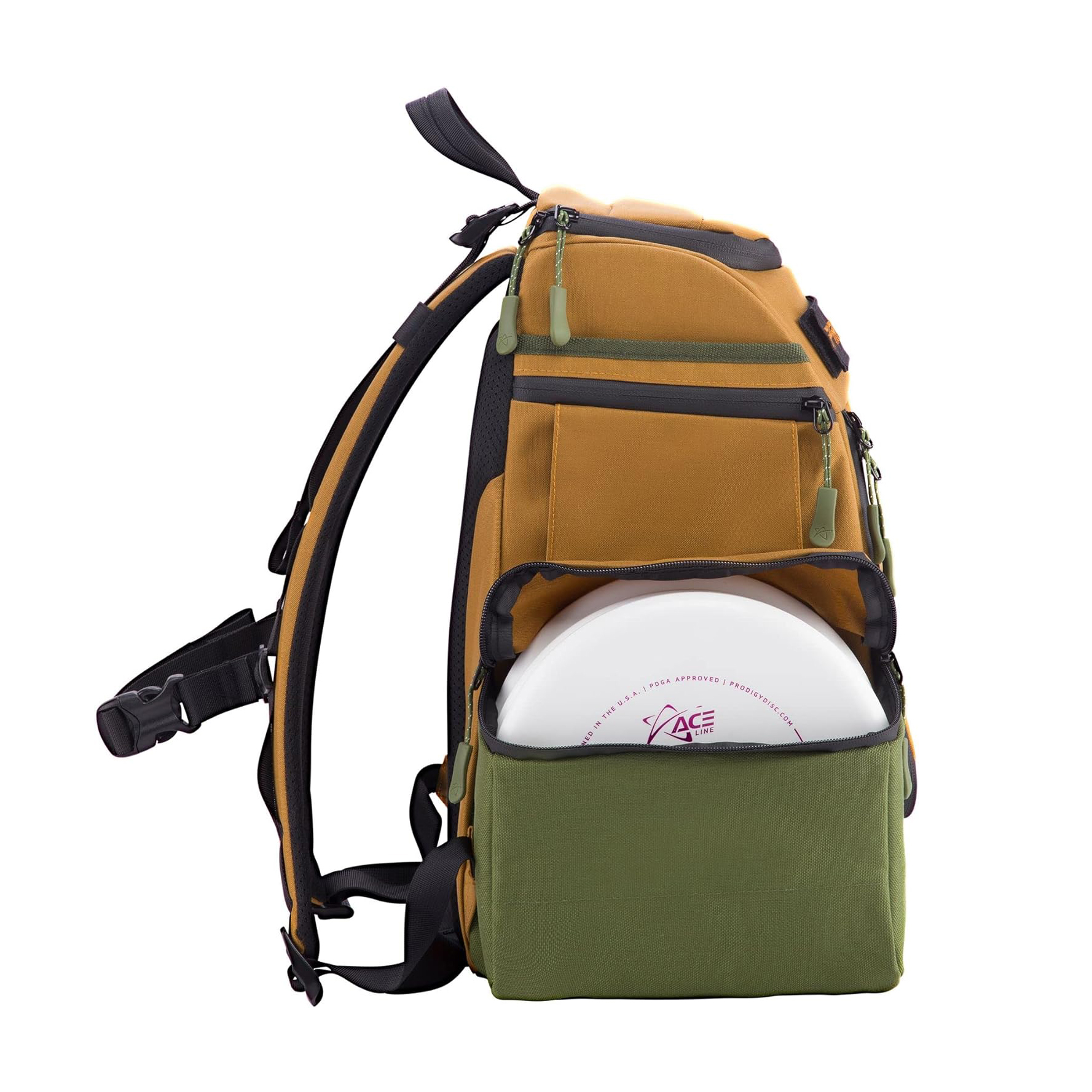 Disc Apex Disc Backpack | Disc Golf Backpack | Store Up to 20+ Discs | Insulated Cooler Pocket | Disc Golf Bags with Umbrella Sleeve | Safety Pouches for Wallets or Keys Cordura Nylon Material