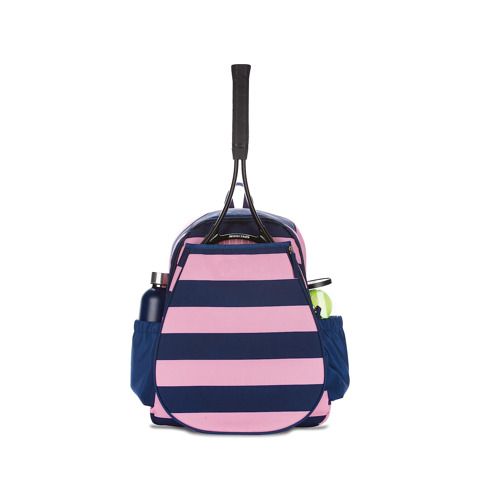 Tennis Backpack . Contains Padded & Adjustable Straps Two Exterior Water Bottle Pockets