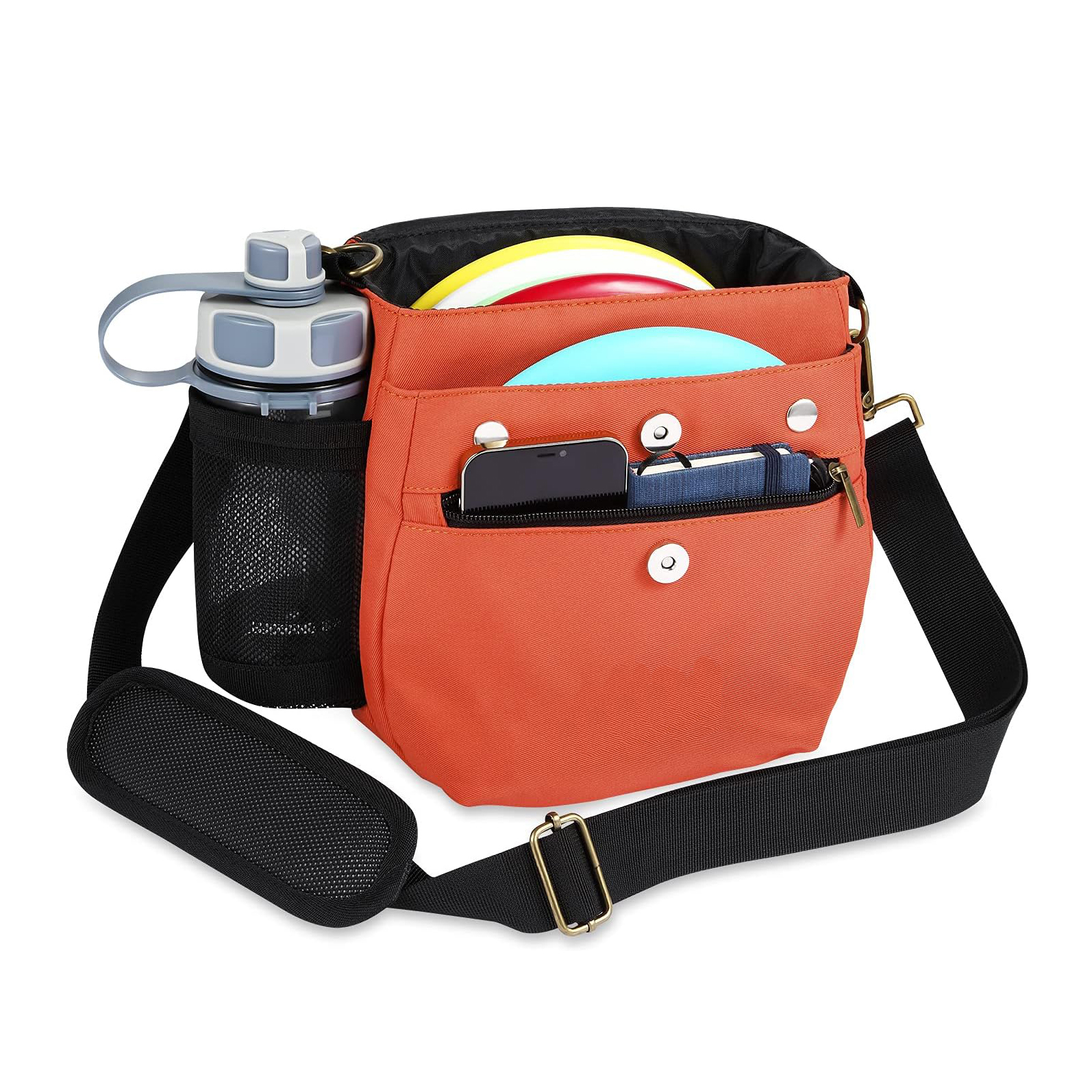 Disc Apex Disc Backpack | Disc Golf Backpack | Store Up to 8+ Discs | Insulated Cooler Pocket | Disc Golf Bags with Umbrella Sleeve | Safety Pouches for Wallets or Keys Cordura Nylon Material