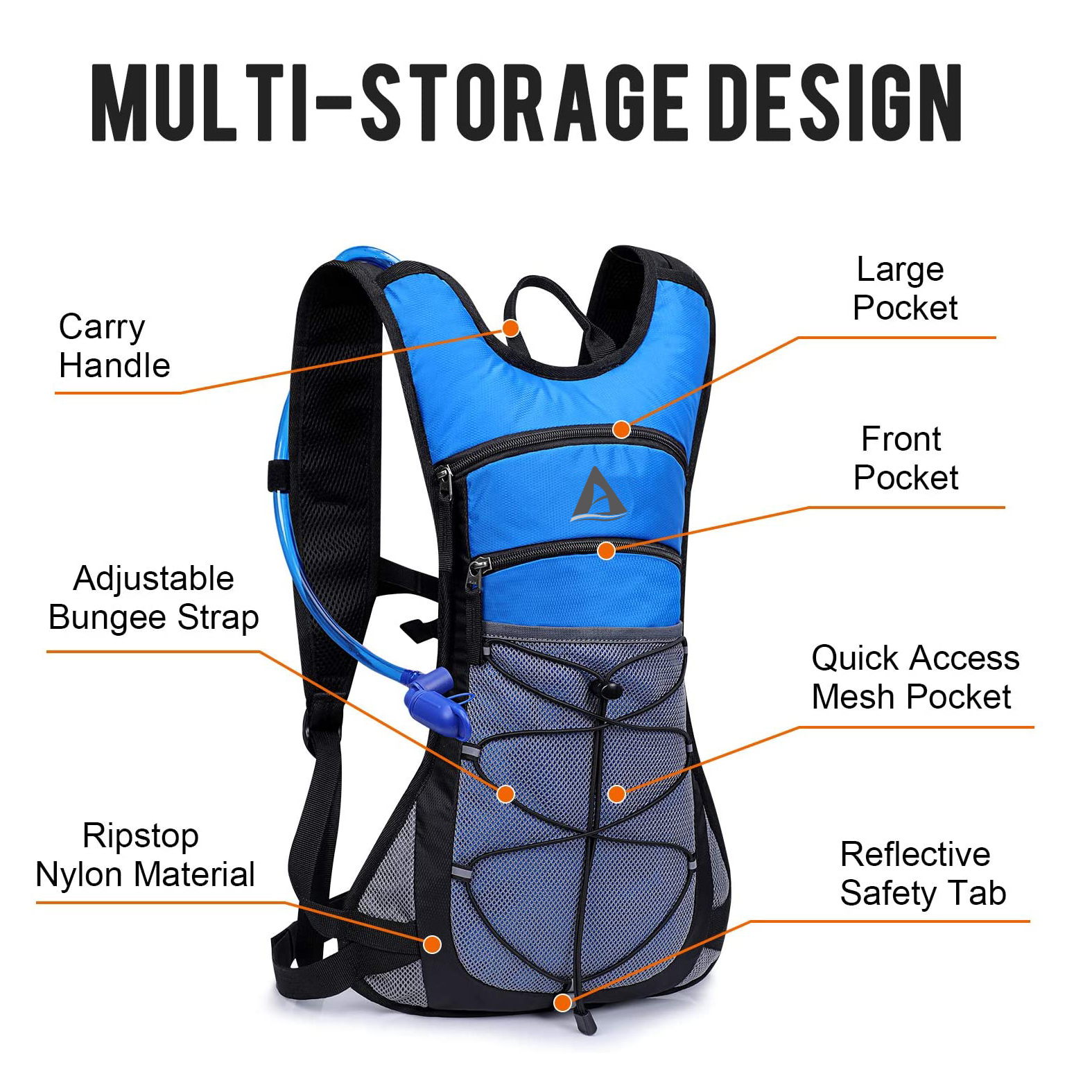 2021 Outdoor bicycle trail riding bag hiking sport men cycling running pack rugged hydration backpack Hydration Backpack Bag