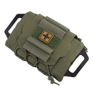 Medical Pouch High Speed Gear First Aid Kit Pack Two-Piece System c Roll and Carrier Supply Holder 