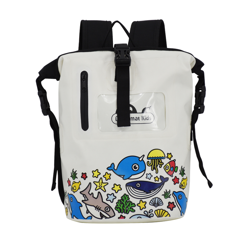 Custom Design Waterproof Dry Bag Backpack For Boating Kayaking Rafting Cycling PVC Beach Swimming Bag