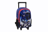 High-Capacity School kids Batmen Cartoon travel trolley bag roller backpack for Teens With wheeled
