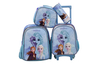 Fashion school trolley book bag children kids trolley rucksack school backpack bags for girls boys with wheels