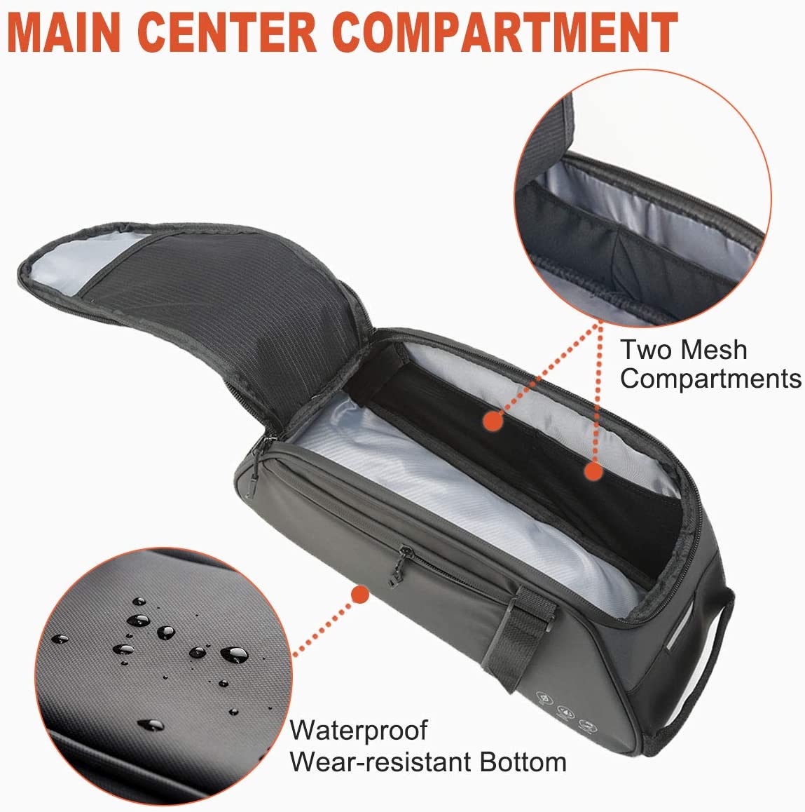 High Quality Outdoor Waterproof Cycling Bicycle Travel Bike Carry Bag Bike Handlebar Bike Bag 