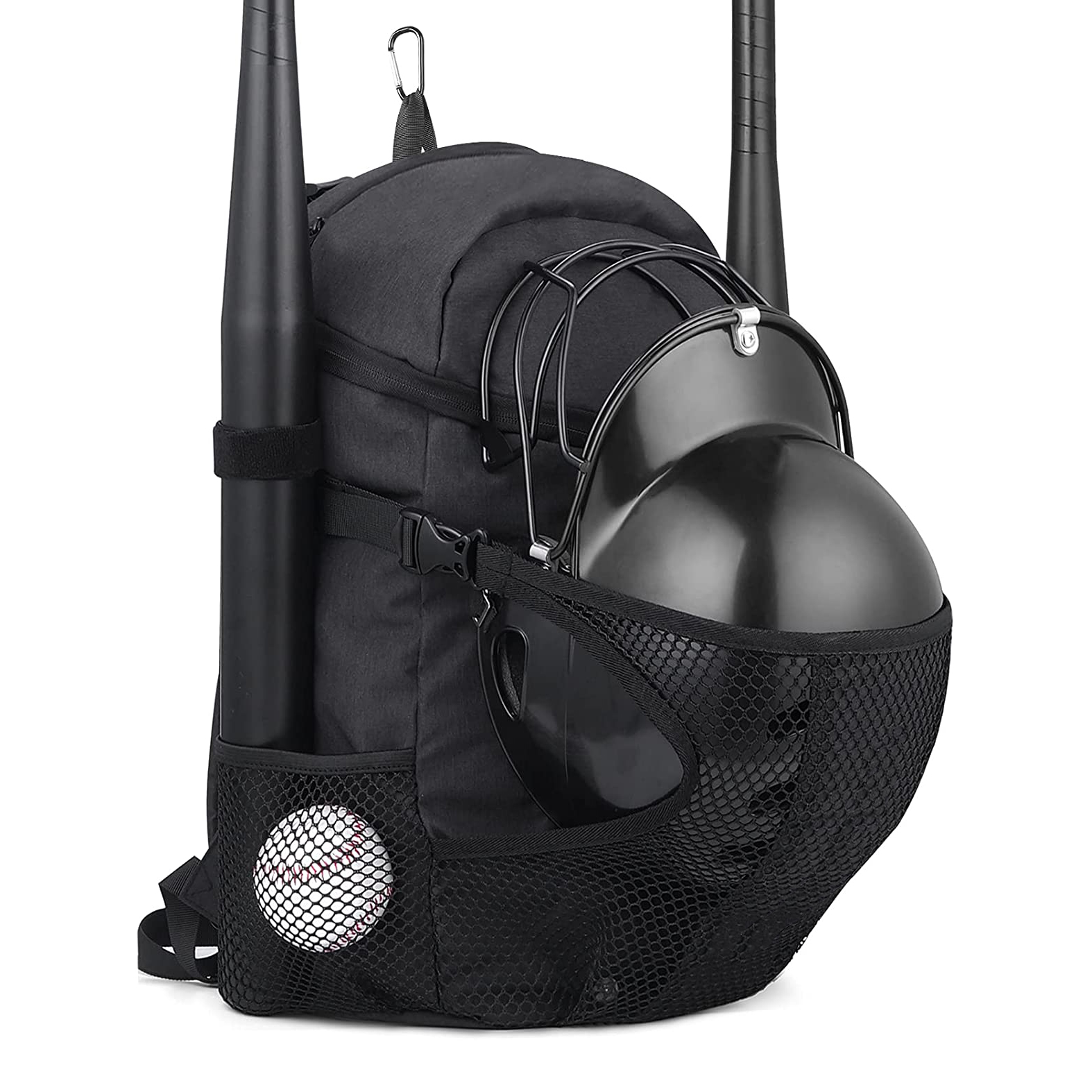 GYM Baseball Backpack for Men Soccer Bag with BallCompartment & Shoe Compartment for Baseball, Soccer,Volleyball Training Basepall Bag Basepali Bat Bag Backpack torBaseball Softball &T-Ball Bat and Eq