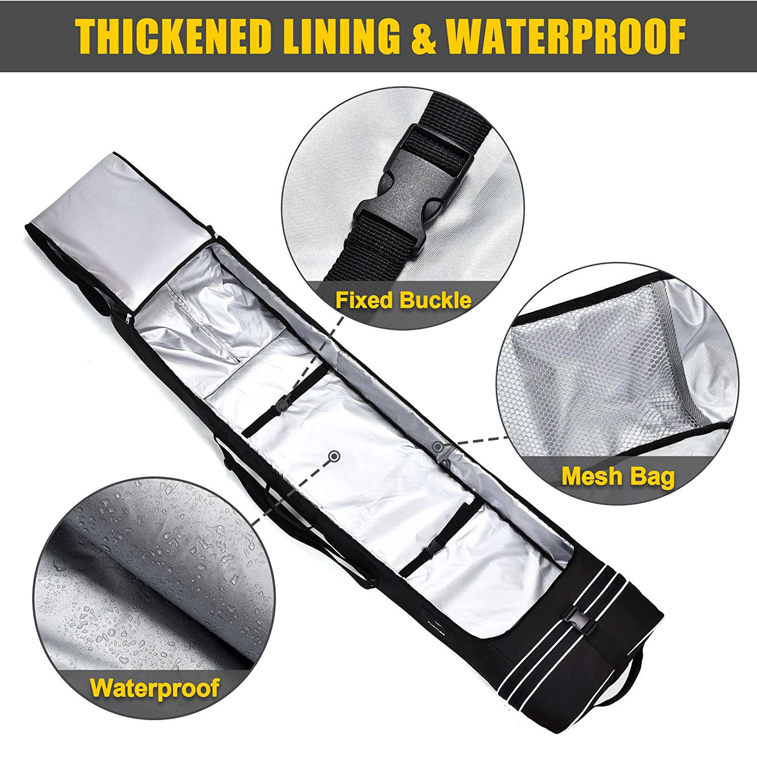 Multifunctional Factory Outdoor Sport Snowboard Bag Camping Hiking Knapsack lightweight Snowboard Bag