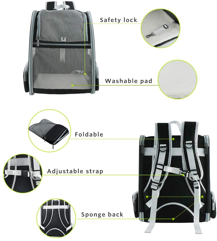 2021 New Premium Pet Outdoor Travel Bag Tote Pet Organizer Bag for Dog and Cat 