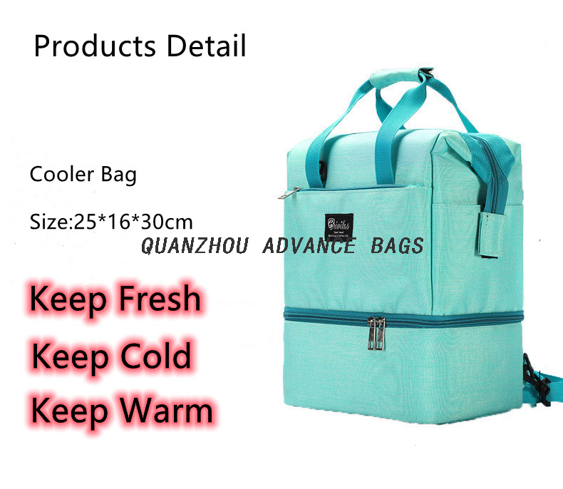  Advance Portable Bag For OEM Accept Customized Logo Cheap Thermal Lunch Insulated Food Cooler Bag Outdoor Cooler bag