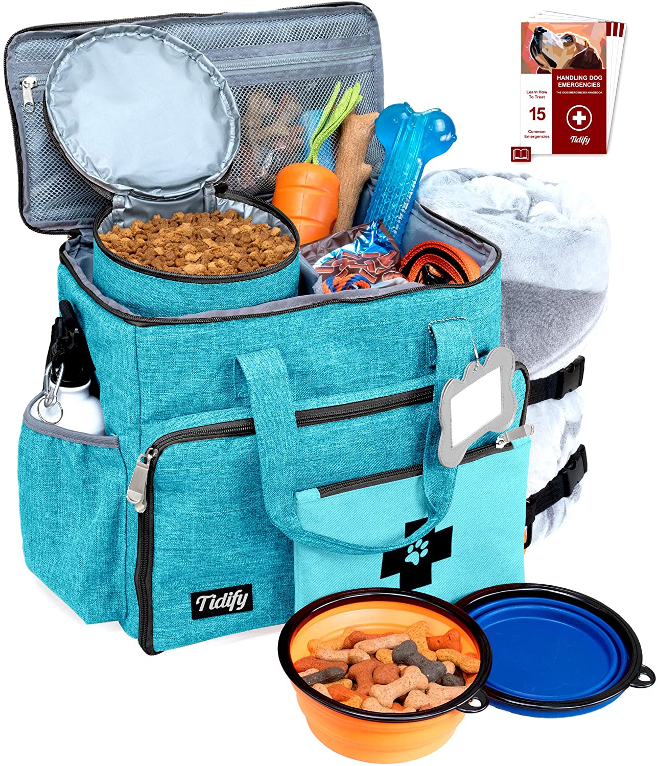 Hight Quality New Premium Pet Outdoor Lighweight Travel Bag Tote Pet Organizer Bag for Dog and Cat 