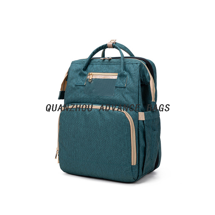 Waterproof Large Capacity promotional mommy diaper bag backpack Travel Baby Bag Custom Color Mommy Diaper Bag Change Bed Backpack 