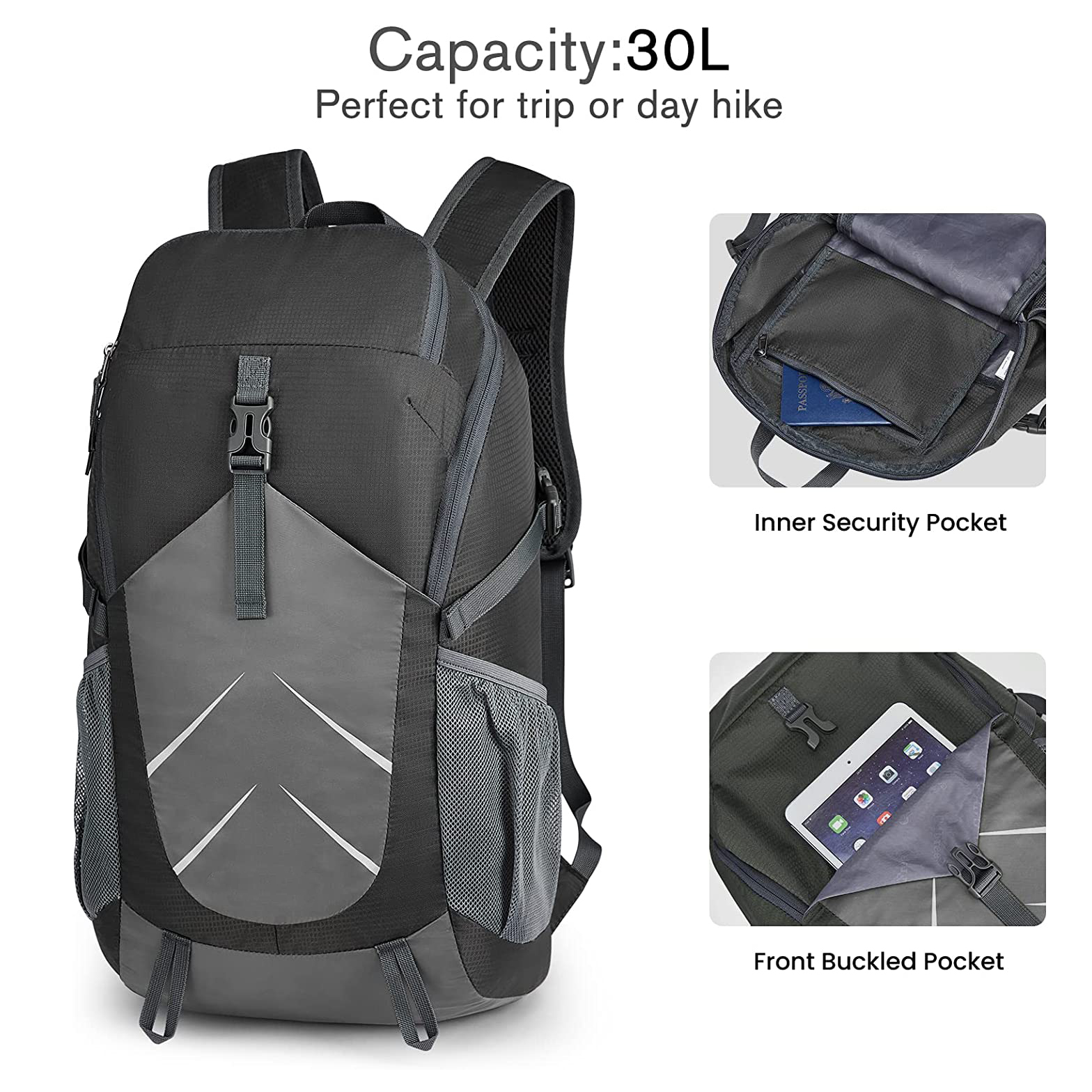 Multifunctional Factory Wholesale Outdoor Sport Lightweight Backpacks Camping Hiking Knapsack Backpack