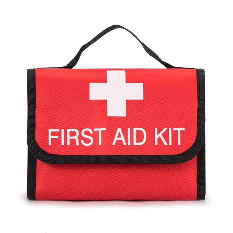 First Aid Bag Tote Empty Small First Aid Kit Bag Outdoor Travel Rescue Pouch First Responder Medicine Bag Pocket Container for Car Home Office Sport Outdoors