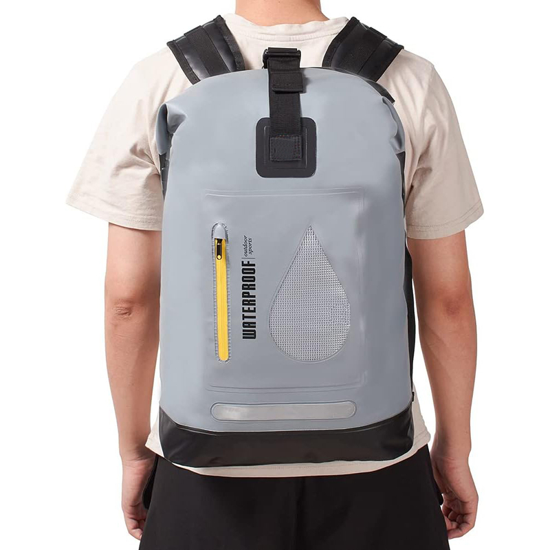 2024 Supply Meanhigh Dry Bag Waterproof Backpack for Men & Women, 25L, Medium/Large, Rolltop, for Surfing, Kayaking, Diving, Hiking, Motorcycle +Floating, Lightweight, Water Bottle Pockets
