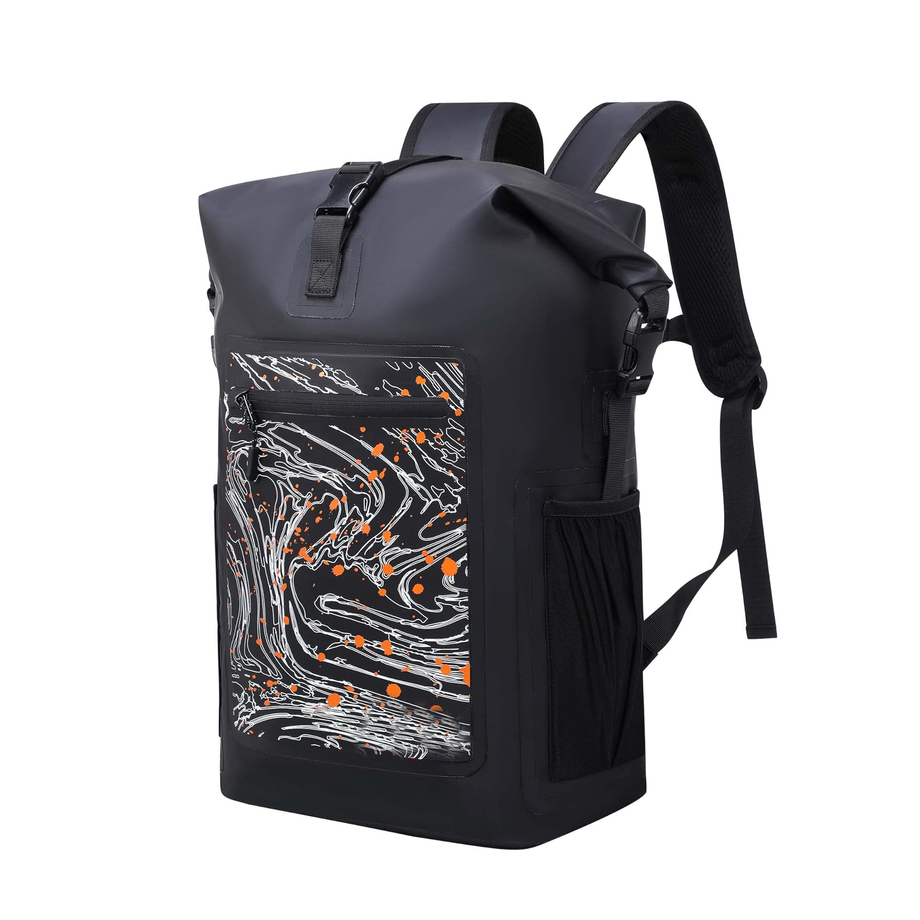 Dry Backpack Waterproof Bag 30L Roll Top Floating Dry Sack with Inner Padded Pocket for Kayaking, Boating, Surfing, Fishing, Rafting, Swimming, Hiking