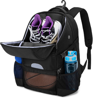 Basketball Backpack for Men Soccer Bag with BallCompartment & Shoe Compartment for Basketball, Soccer,Volleyball Training