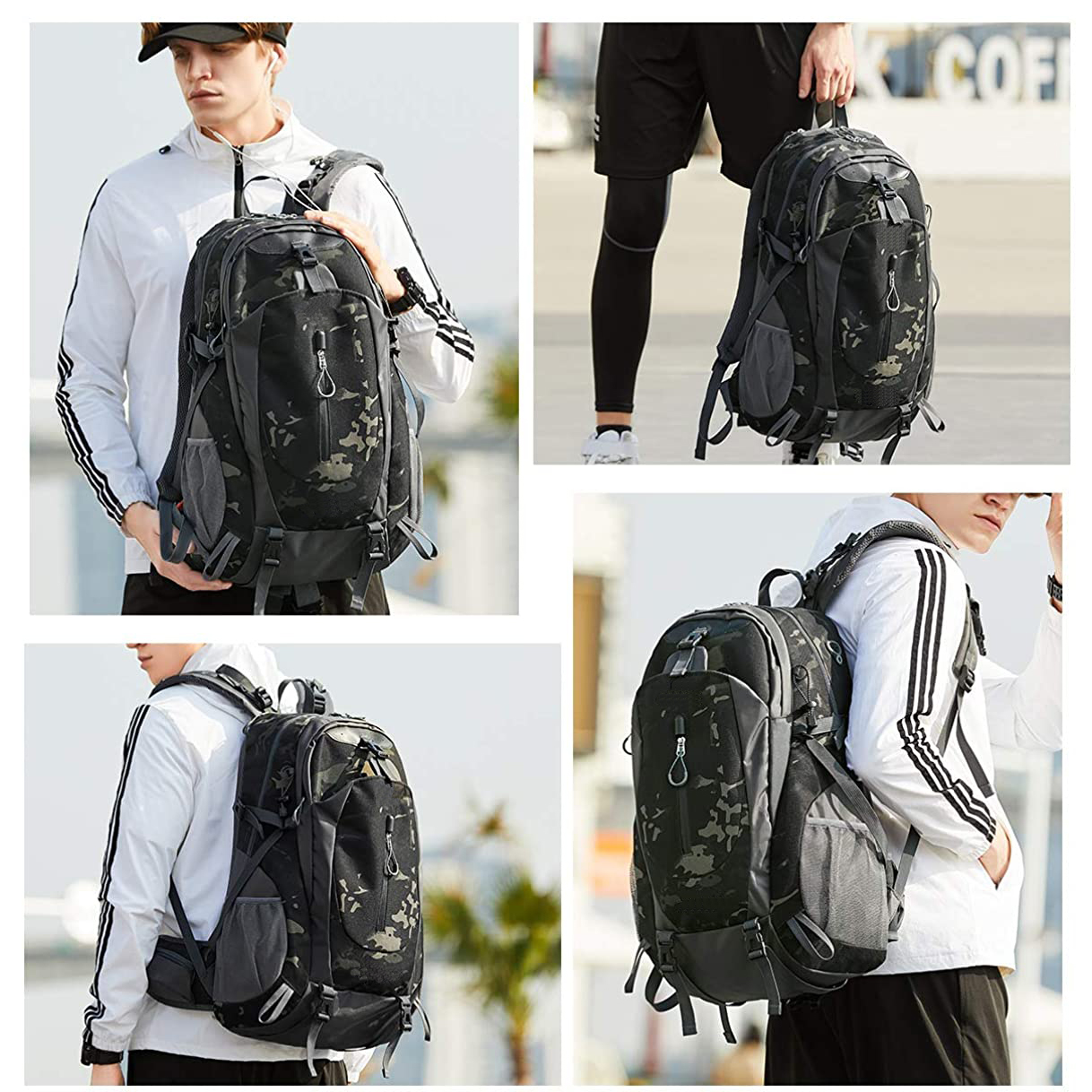 Multifunctional Factory Wholesale Outdoor Sport Lightweight Backpacks Camping Hiking Knapsack