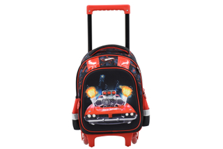Wholdsale Good Quality hot selling custom wheeled girl school backpack wheel trolley school bag