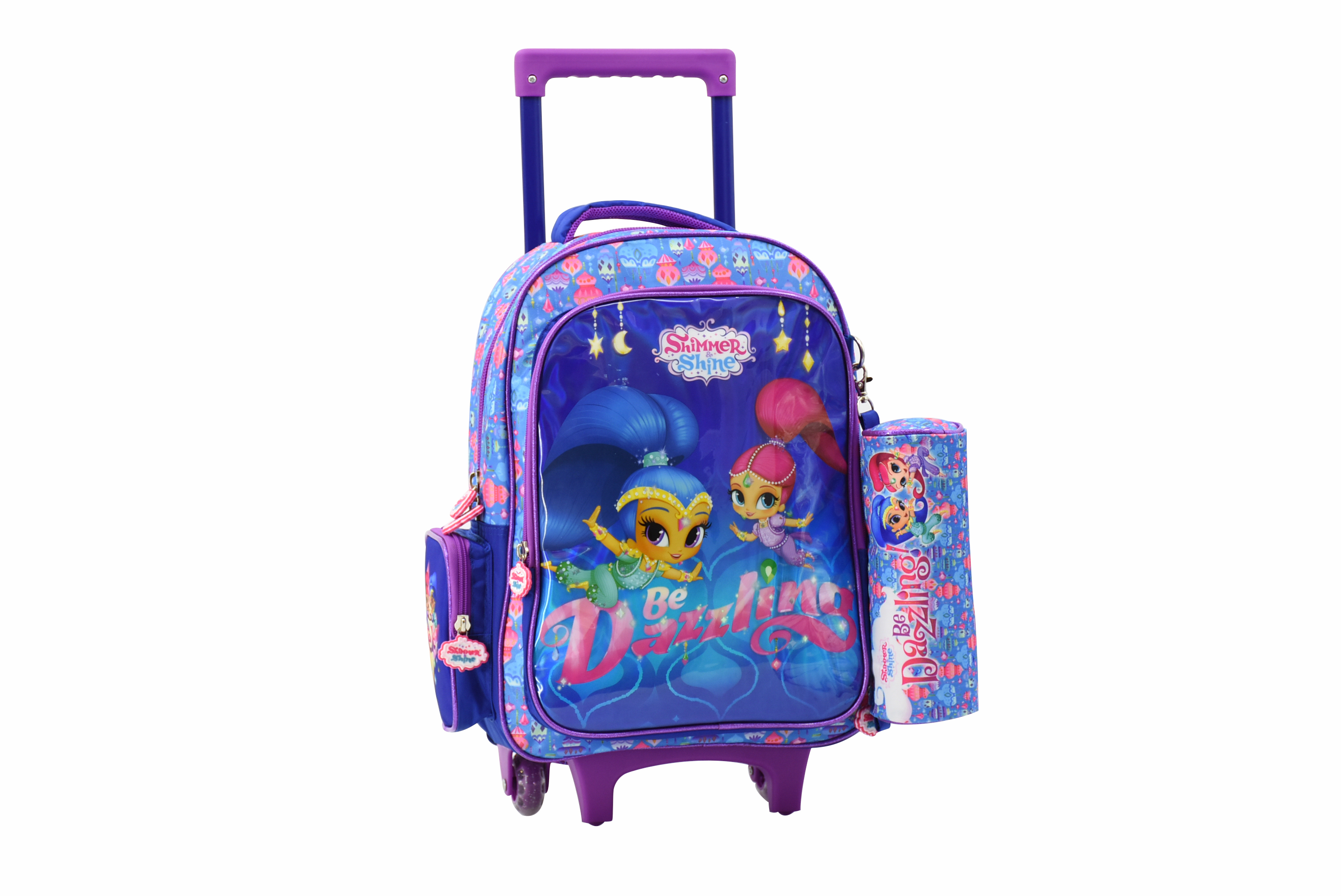 Good Quality hot selling custom wheeled girl school backpack wheel trolley school bag