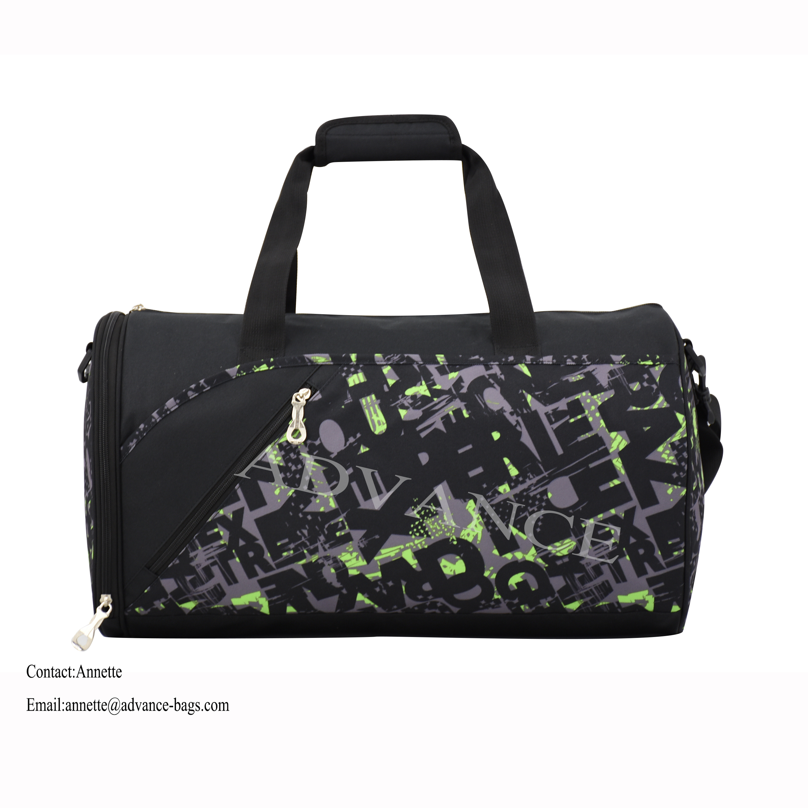 2021 Advance Custom Luggage travel bags high capacity gym sports outdoor compartment bag duffel Bag With Shoe Compartment