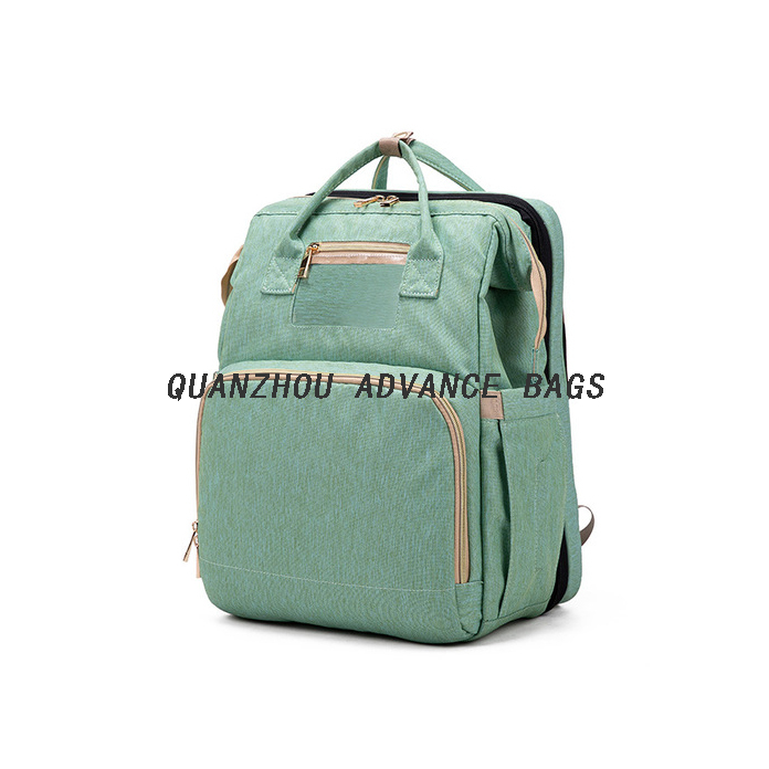 Waterproof Large Capacity promotional mommy diaper bag backpack Travel Baby Bag Custom Color Mommy Diaper Bag Change Bed Backpack 