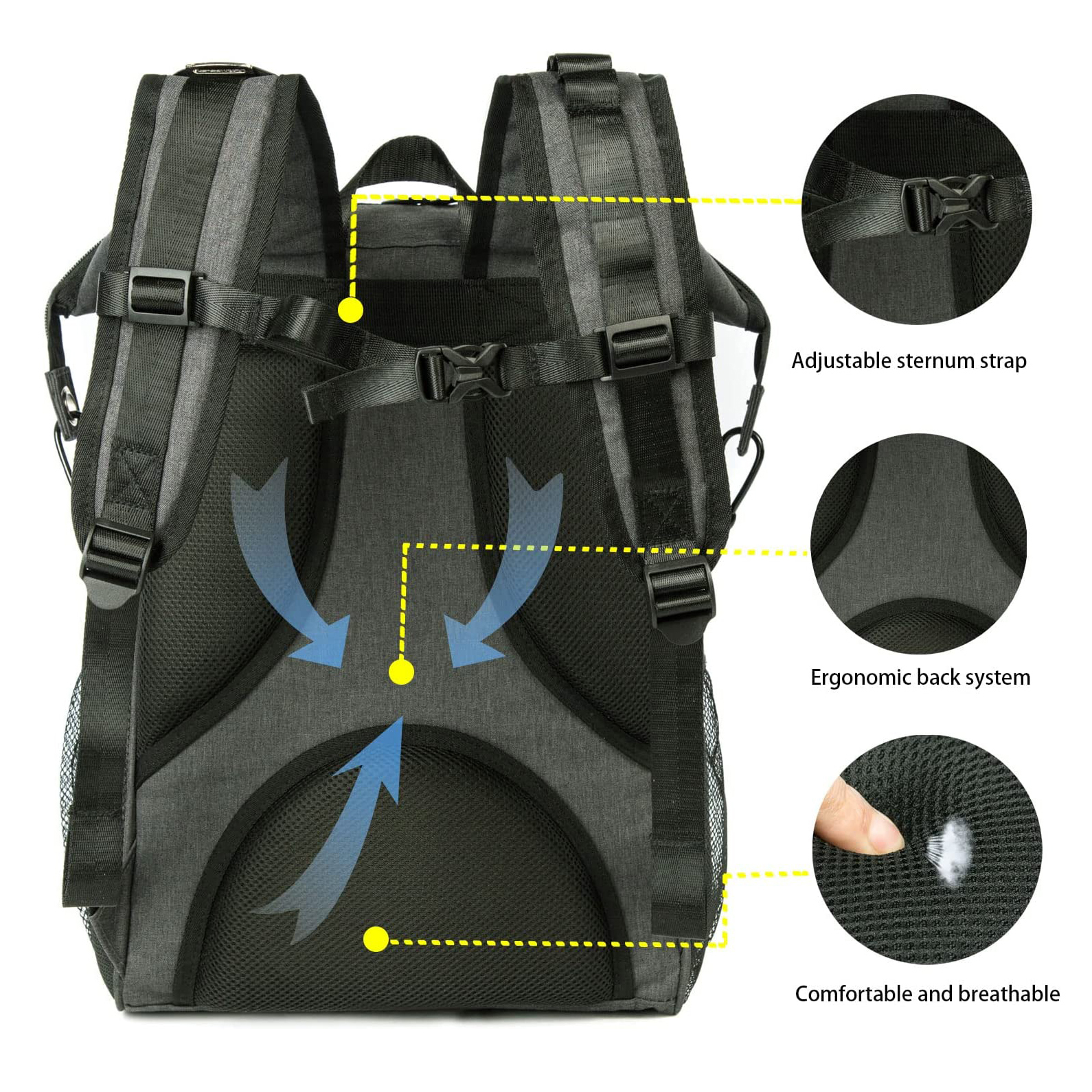 College Backpack Business School Travel Daypack Laptop Backpack Large Travel Backpack Carry On Backpack,HikingBackpack Waterproof Outdoor Sports Rucksack CasualDaypack School Bag Fit