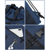 Drawstring Backpack Bag with Pockets Sports Sack with Handle Drawstring Backpack Travel for Men Women