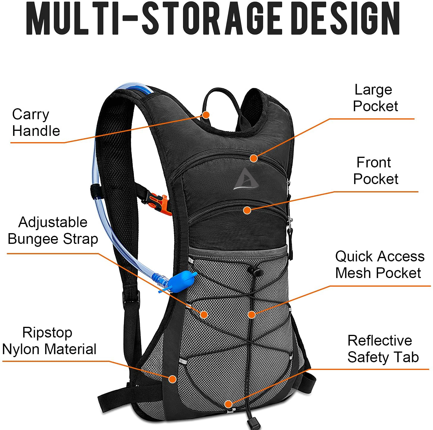 2021 Outdoor bicycle trail riding bag hiking sport men cycling running pack rugged hydration backpack Hydration Backpack Bag