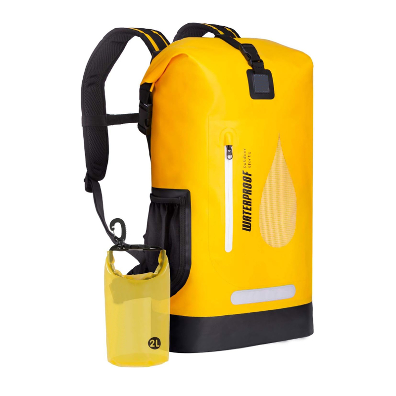 Dry Backpack Waterproof Bag 30L Roll Top Floating Dry Sack with Inner Padded Pocket for Kayaking, Boating, Surfing, Fishing, Rafting, Swimming, Hiking