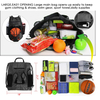 GYM Basketball Backpack for Men Soccer Bag with BallCompartment & Shoe Compartment for Basketball, Soccer,Volleyball Training