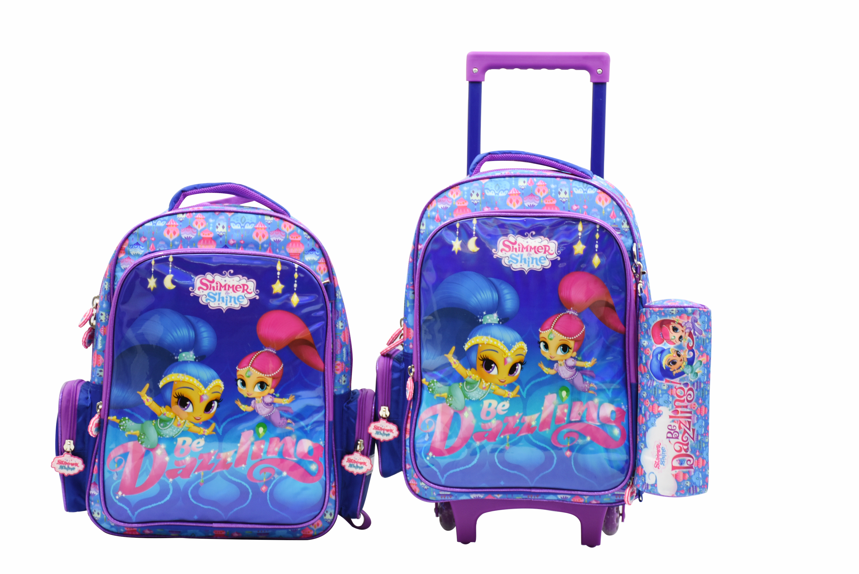 Good Quality hot selling custom wheeled girl school backpack wheel trolley school bag