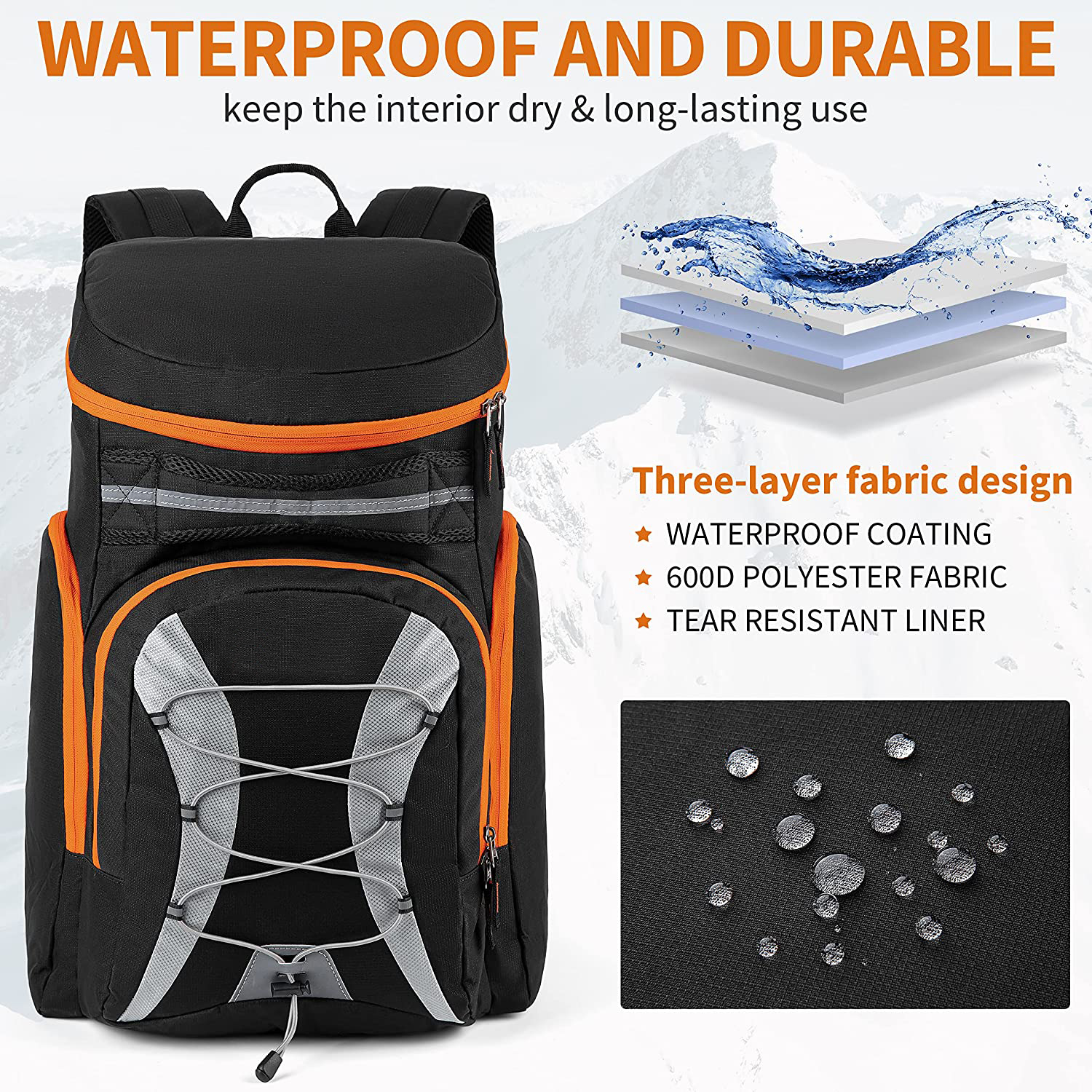 Multifunctional Factory Ski Boot Bag Outdoor Sport Snowboard Backpack Bag Camping Hiking Knapsack lightweight Snowboard Bag