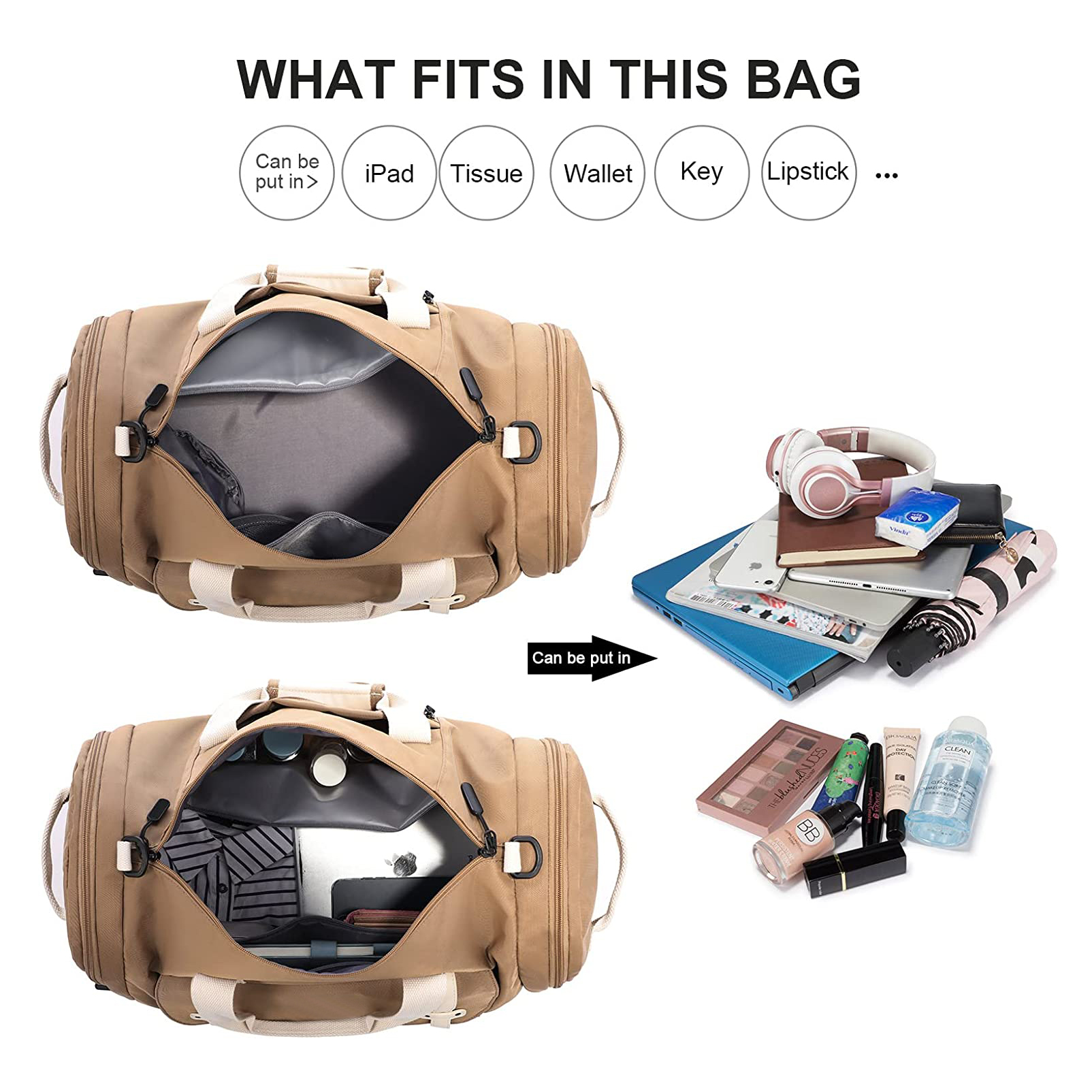 Travel Bag Gym Bag Sports bag Outdoor bag Duffel Bags Durable Waterproof Fitness Workout bag Tote bag Handbag