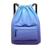 Drawstring Backpack Bag with Shoe Compartment String Cinch Sackpack for Unisex