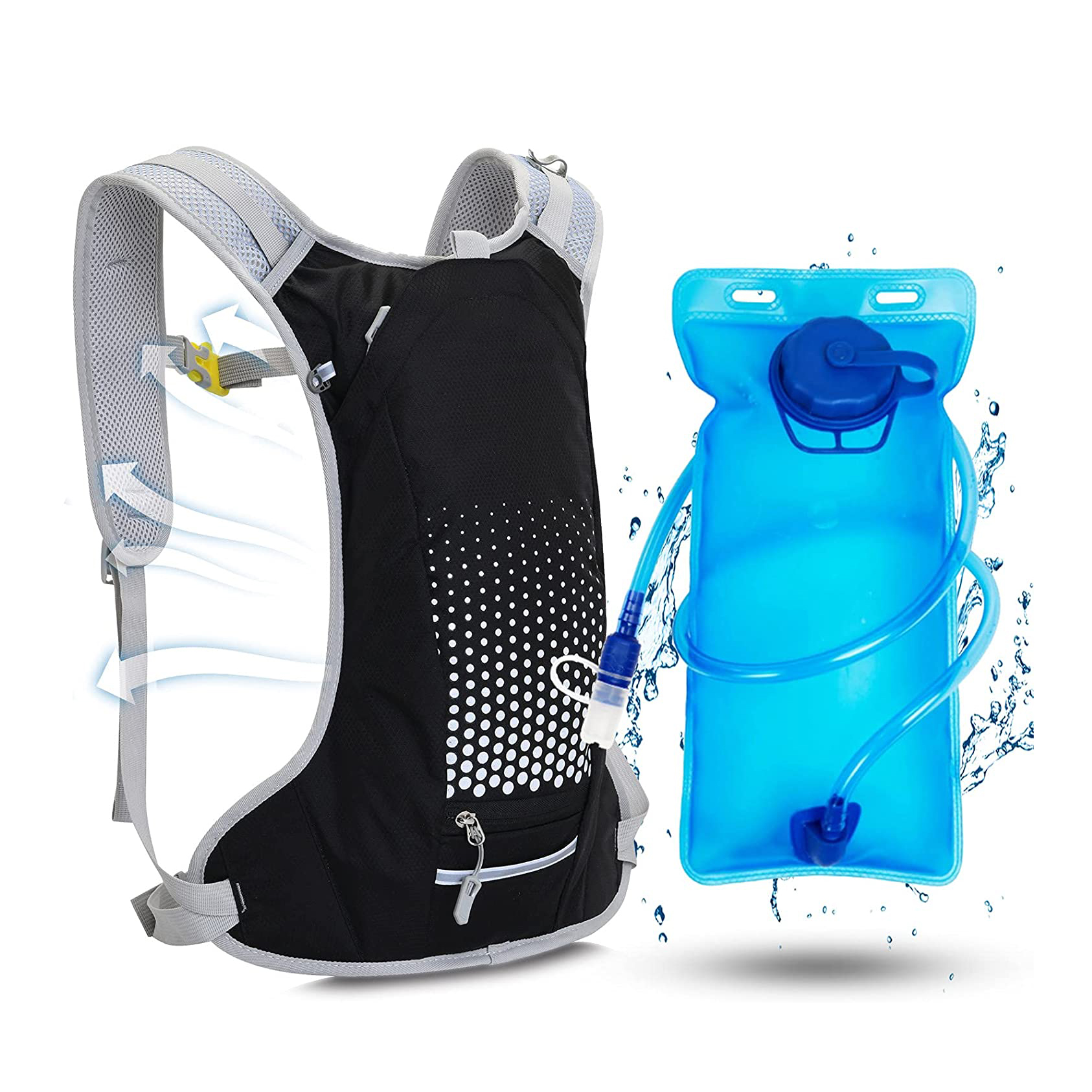 2021 Outdoor bicycle trail riding bag hiking sport men cycling running pack rugged hydration backpack Hydration Backpack Bag