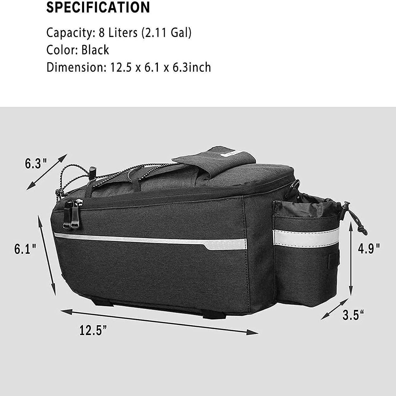 Professional Waterproof Travel Bike Carry Bag waterproof mountain bike road bike double pannier rear bag bicycle saddle rack travel bag for Frame