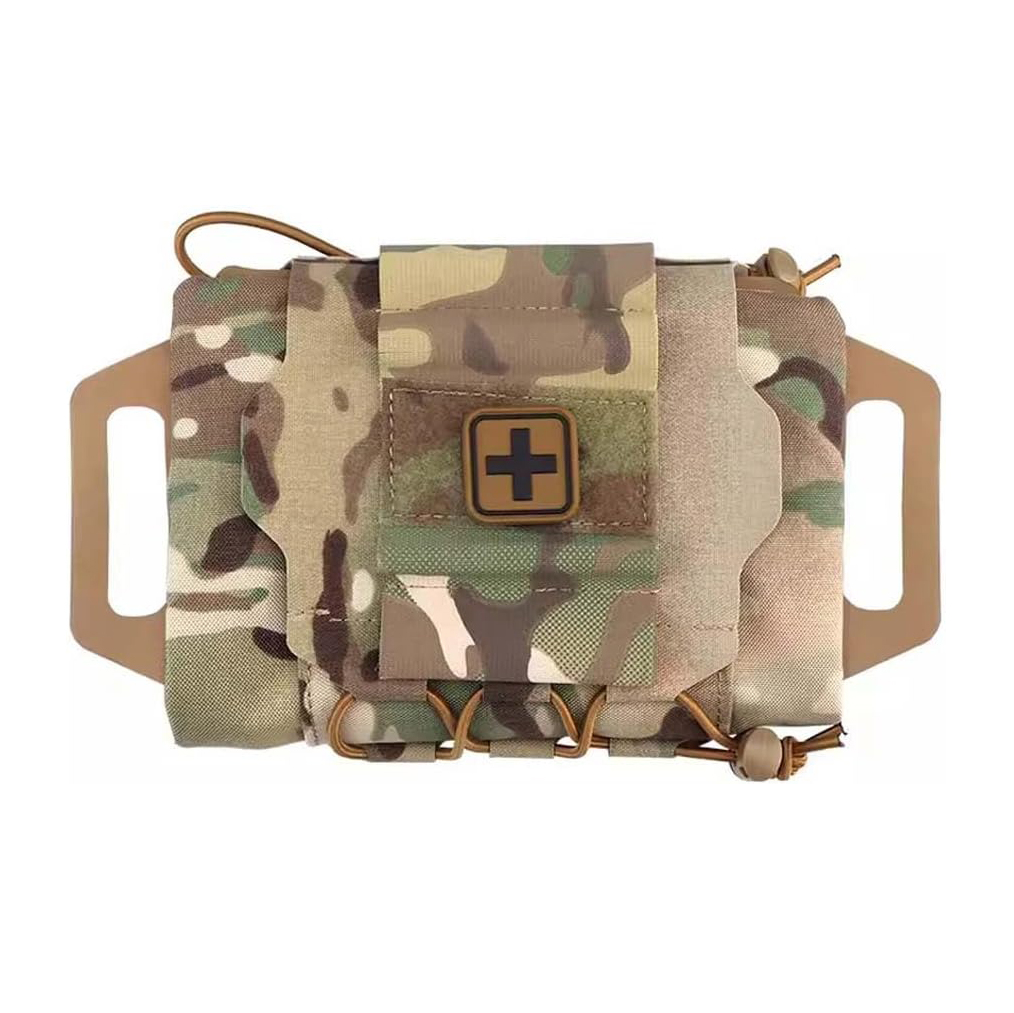 Medical Pouch High Speed Gear First Aid Kit Pack Two-Piece System c Roll and Carrier Supply Holder 