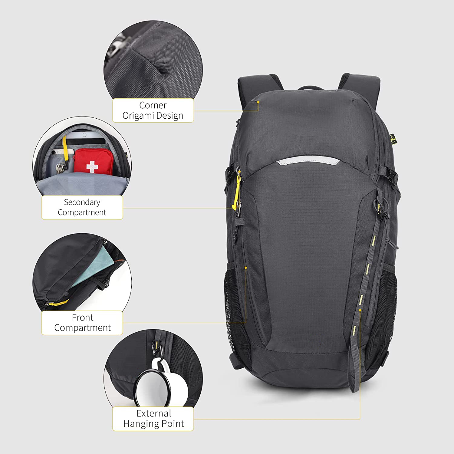 Multifunctional Factory Wholesale Outdoor Sport Lightweight Backpacks Camping Hiking Knapsack