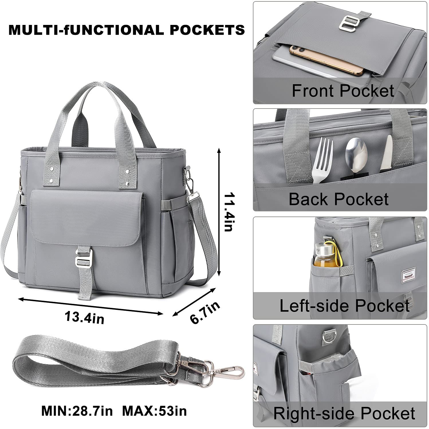  Portable Bag Picnic Bag Refrigerator Backpack Food Cooler Bags Fridge Bag Isothermal Camping Supplies Thermal Lunch Insulated Food Cooler Bag Outdoor Cooler bag
