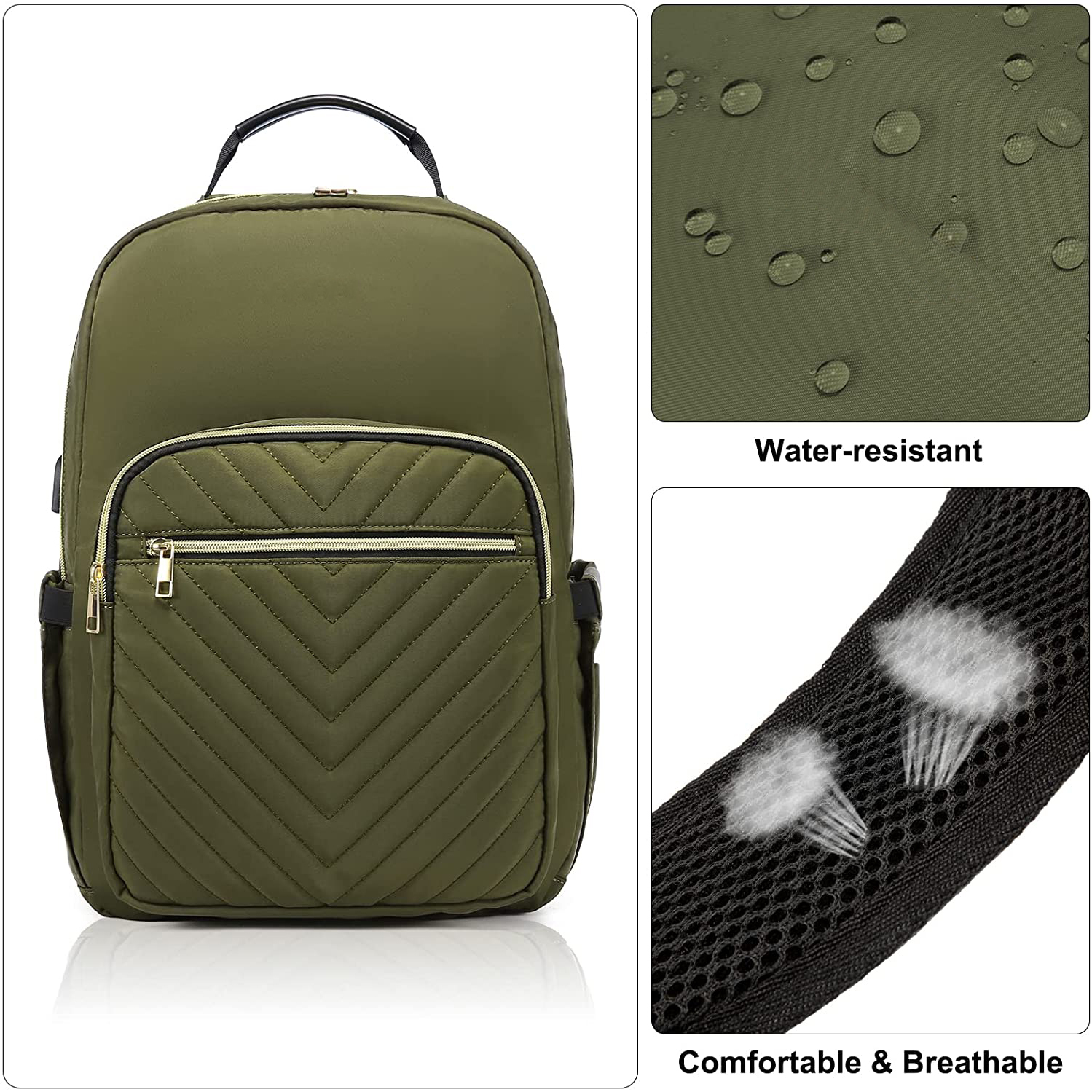 Leisure Backpack College Backpack Business Travel Daypack Laptop Backpack Laptop Backpack for Women,Laptop Bag forWomen 15.6 inch,Waterproof Travel Backpack Purse,StylishWomens Backpack,Work Computer