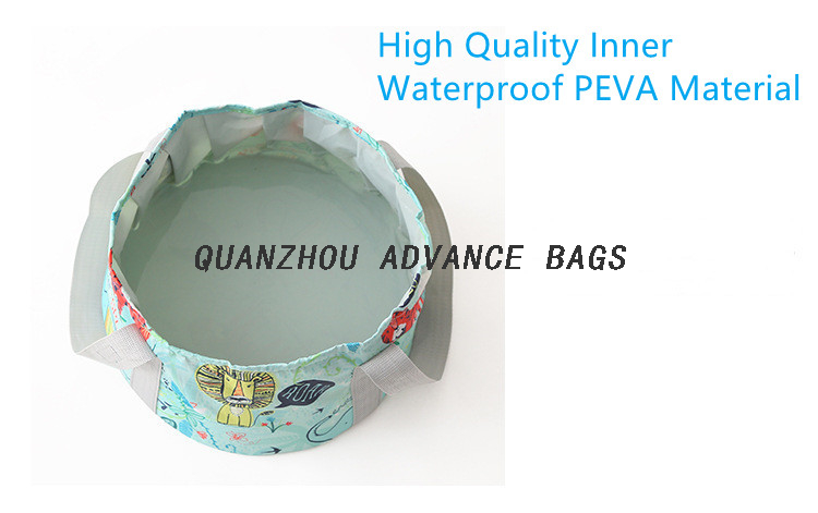 High Quality Advance Multipurpose Foldable Bucket Travel Storage Bag Portable Light Travelling Foot Bath Tub Bag