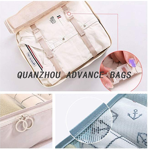 Travel organizer bag set lightweight Travel Luggage Organizer Bags 7 pcs Packing Cubes bag Set Custom Waterproof Foldable BAG