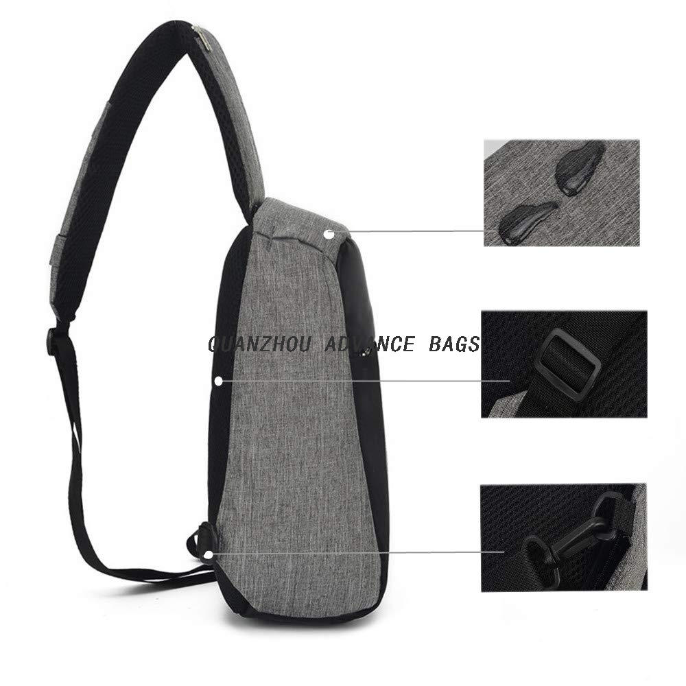 Wholesale Anti-theft Custom Logo Shoulder Bag Hiking Travel Sports Sling Bag Crossbody Messenger Sling Bag