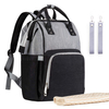 Portable Practical Mommy Bag Diaper Backpack With Bottle Pockets Easy-grab Multiple Storage Backpack