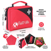 Empty First Aid Bag, Small Compact Trauma Emergency Medical bag for Camping Hiking Travel Car Home Office 