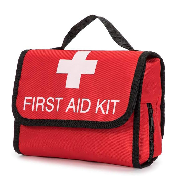 First Aid Bag Tote Empty Small First Aid Kit Bag Outdoor Travel Rescue Pouch First Responder Medicine Bag Pocket Container for Car Home Office Sport Outdoors