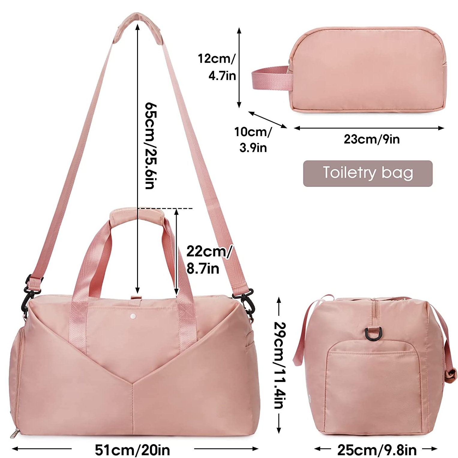 Travel Bag Gym Bag Sports bag Travel bag Duffel Bags Durable Waterproof Fitness Workout bag Tote bag Handbag