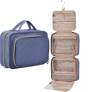 Water-resistant Makeup Cosmetic Bag Travel Toiletry Organizer Folderbale Cosmatic Bag