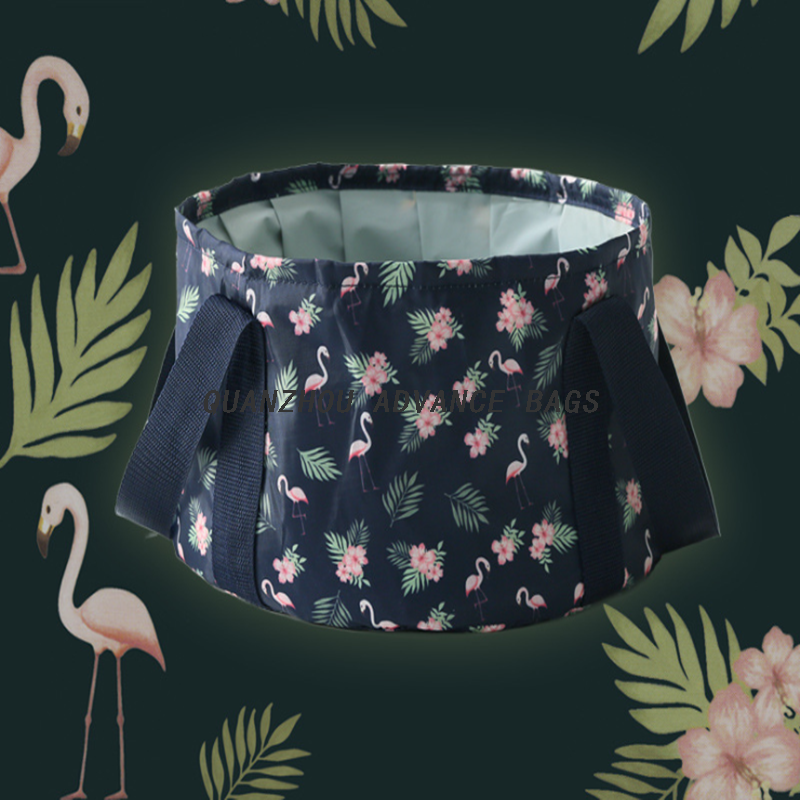 High Quality Advance Multipurpose Foldable Bucket Travel Storage Bag Portable Light Travelling Foot Bath Tub Bag