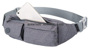 Wholesale promotion Fashion waterproof Outdoor Sport Running Waist Bag Custom Logo Simple Men Women Casual Waist Bag Fanny Pack